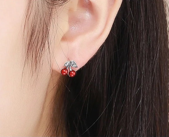 Aretes Cereza