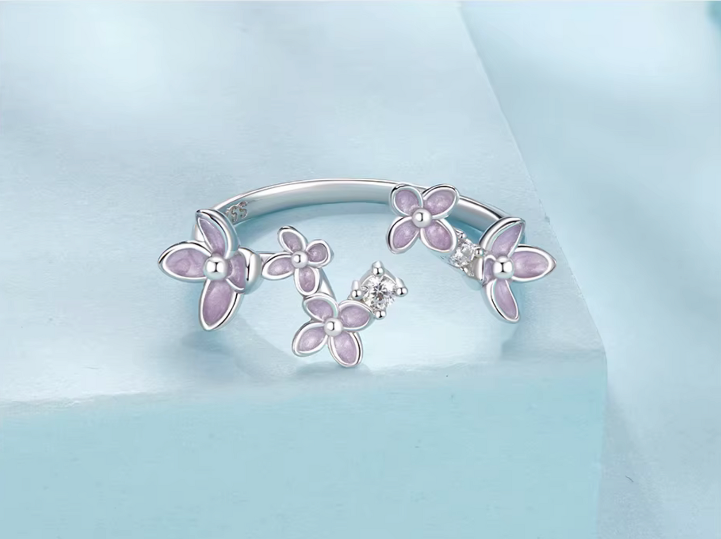 Pink Flower Ring