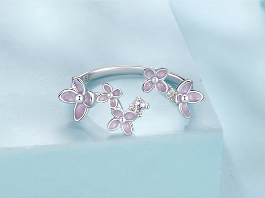 Pink Flower Ring