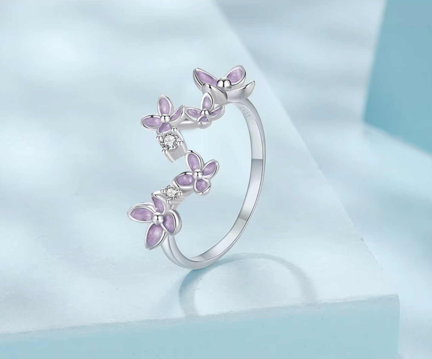 Pink Flower Ring