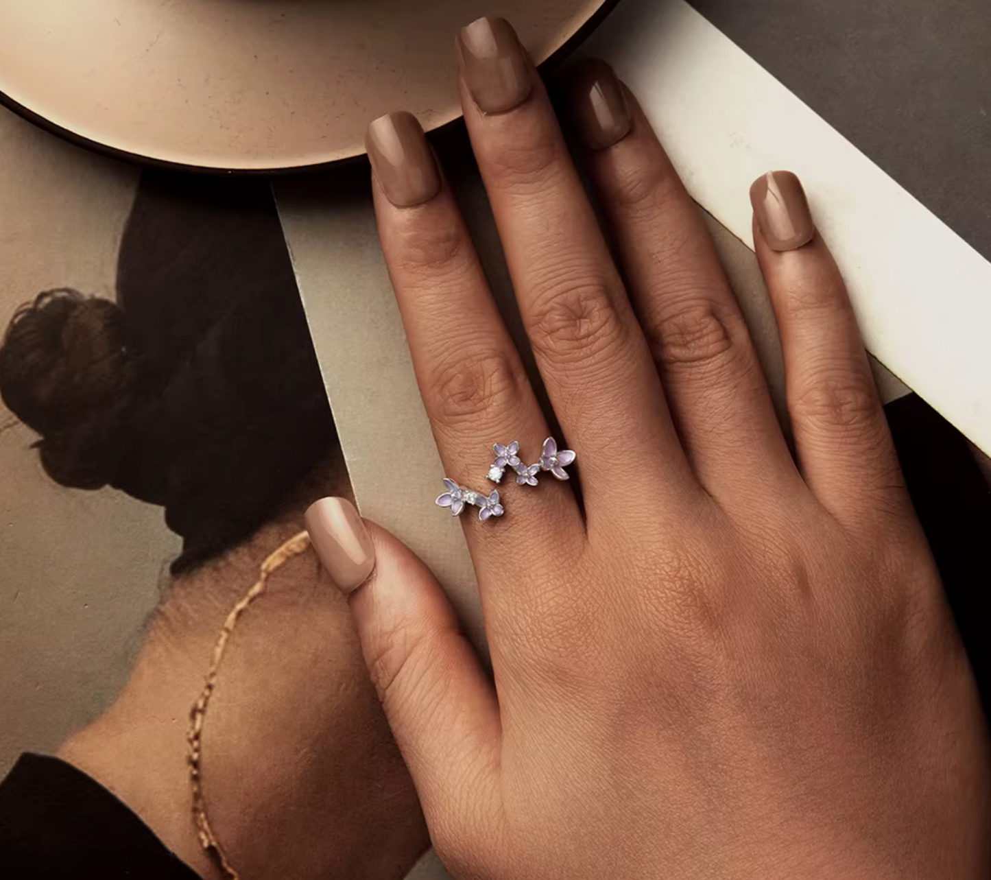 Pink Flower Ring