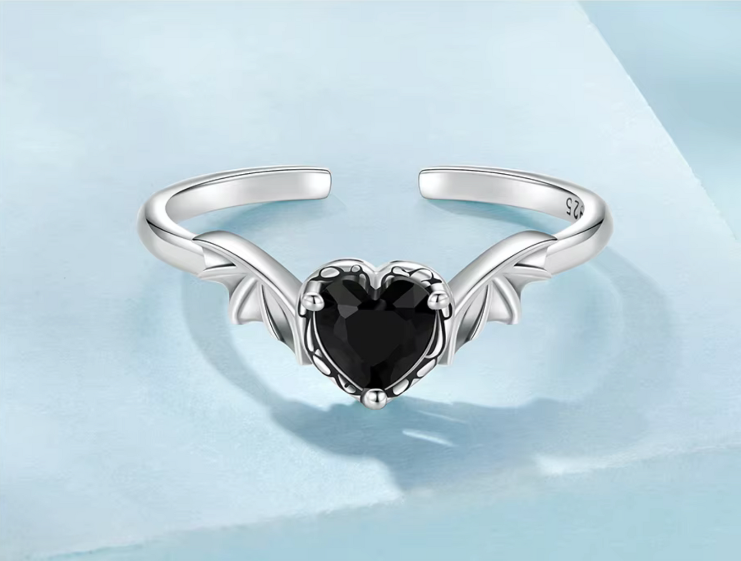 Black Heart Ring